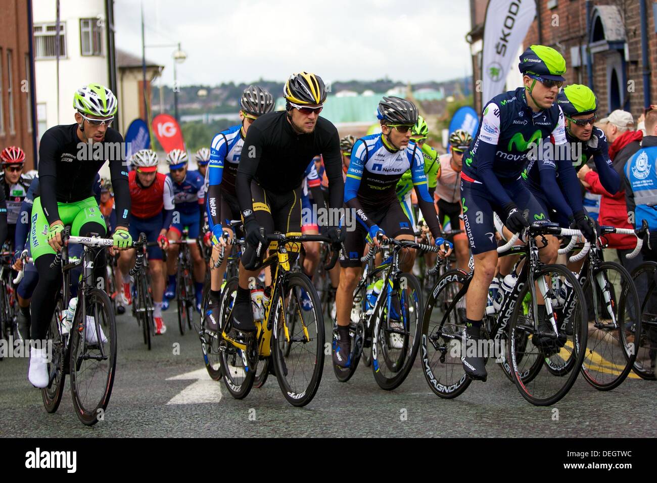 Tour of Britain Stoke to Llanberis, UK. 18th September 2013. Gerald Ciolek during stage 4 of the Tour of Britain Stoke to Llanberis. Credit:  Action Plus Sports Images/Alamy Live News Stock Photo