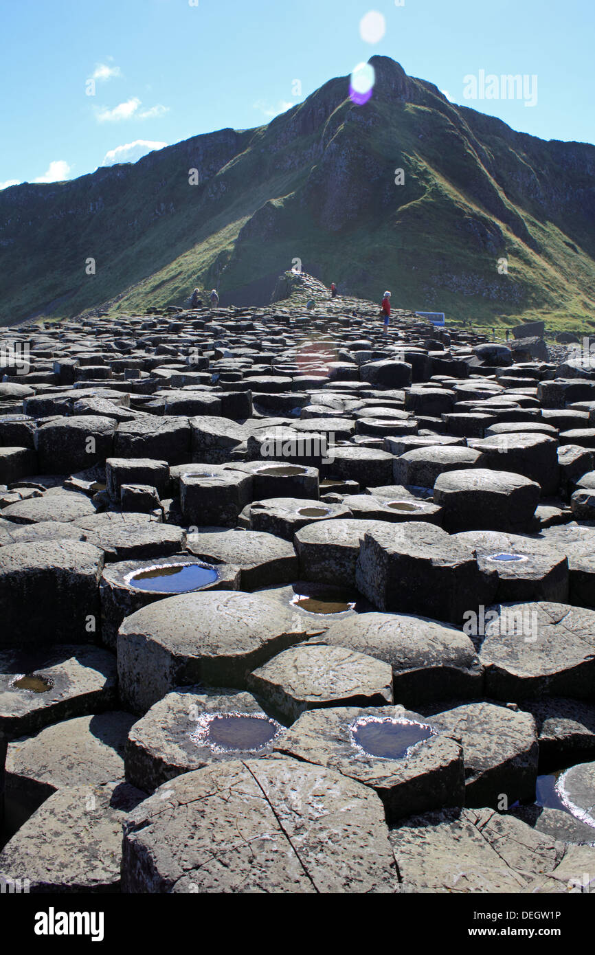 Giant's Causeway near Bushmills, Antrim, Northern Ireland, UK Stock ...