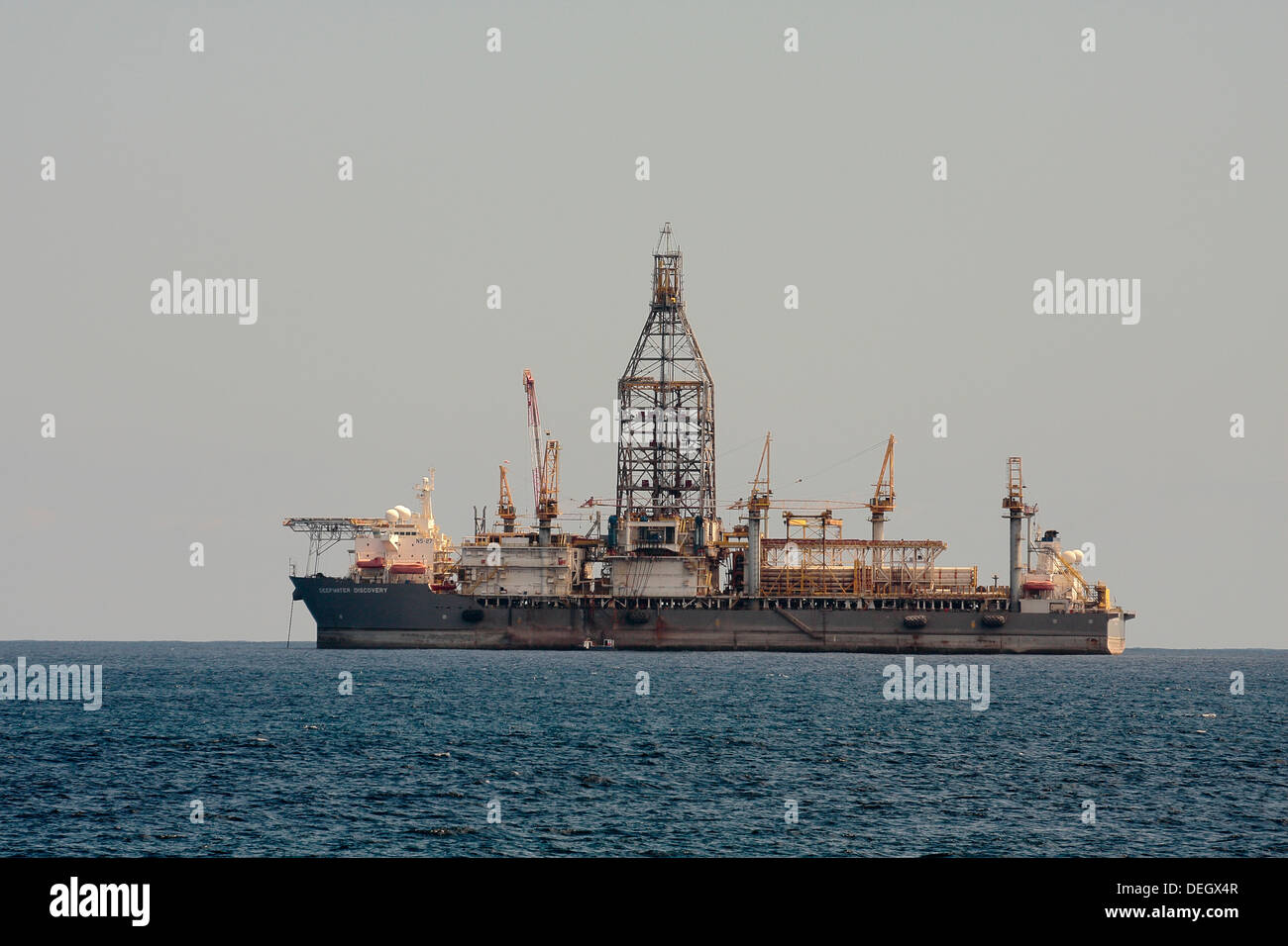 The drilling ship, Deepwater Discovery. Stock Photo