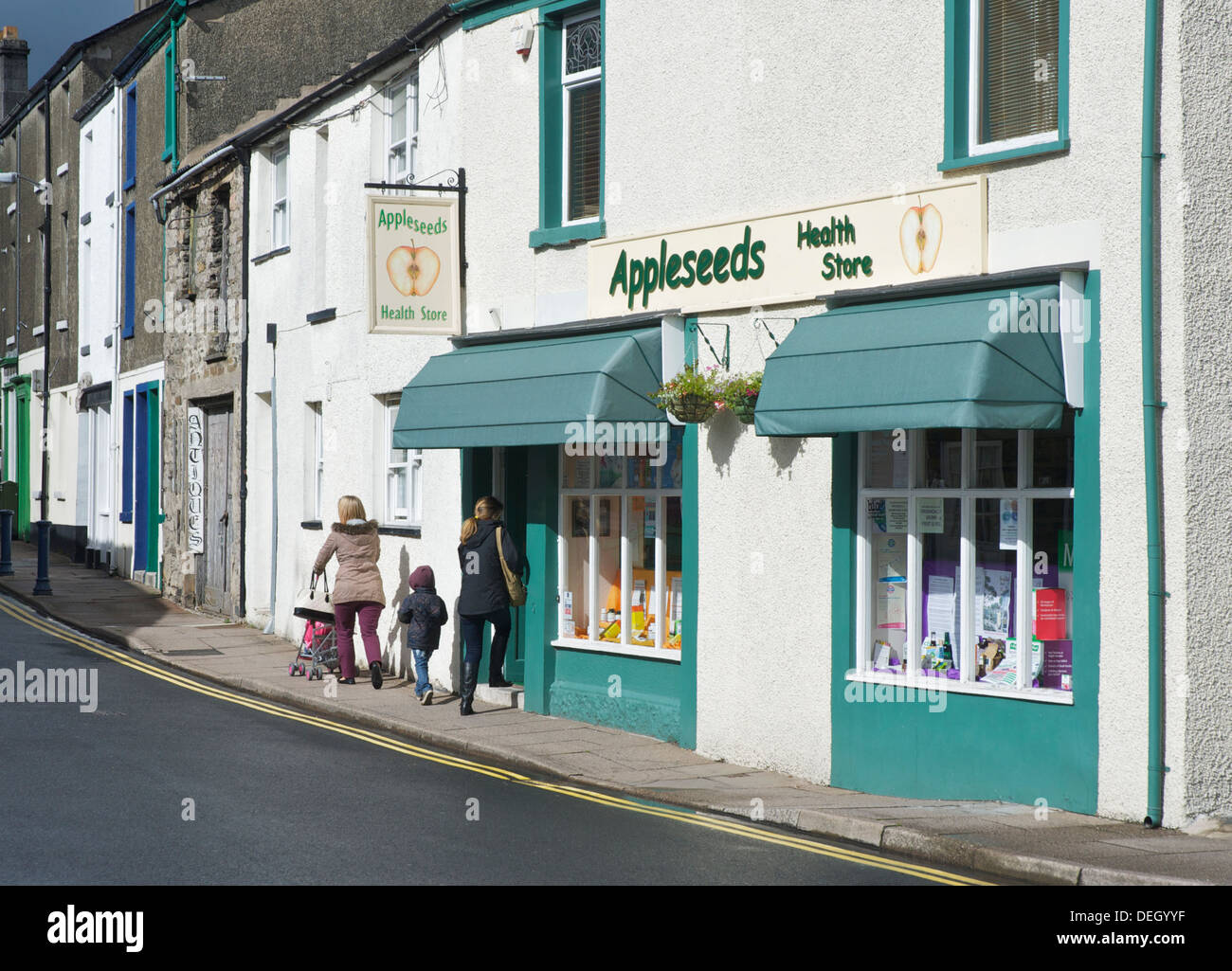 Appleseeds Health Store, Ulverston, Cumbria, England UK Stock Photo Alamy