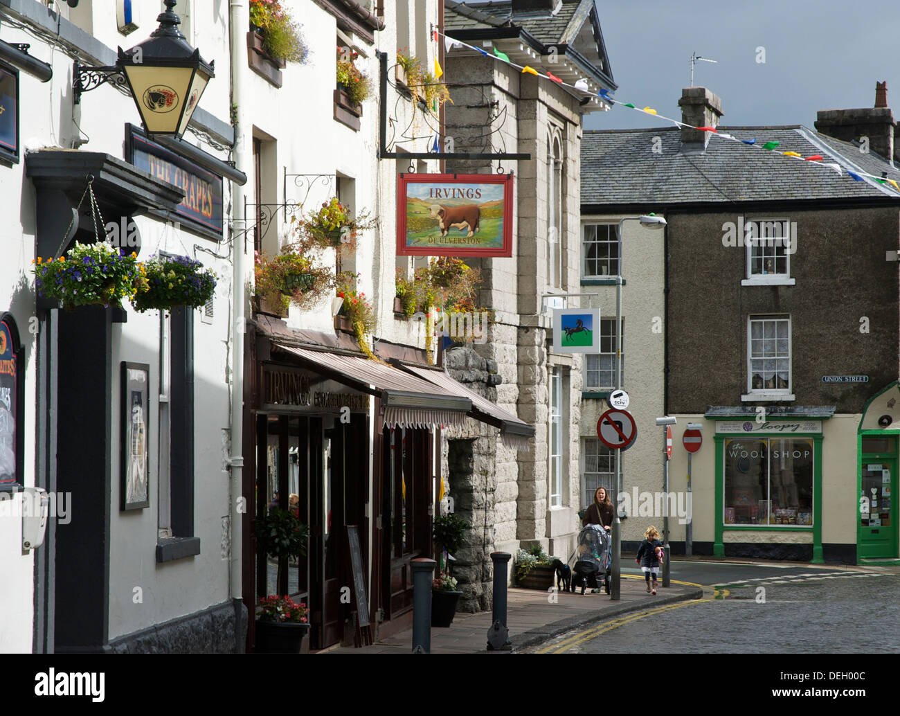 Market Street, Ulverston, Cumbria, England UK Stock Photo Alamy