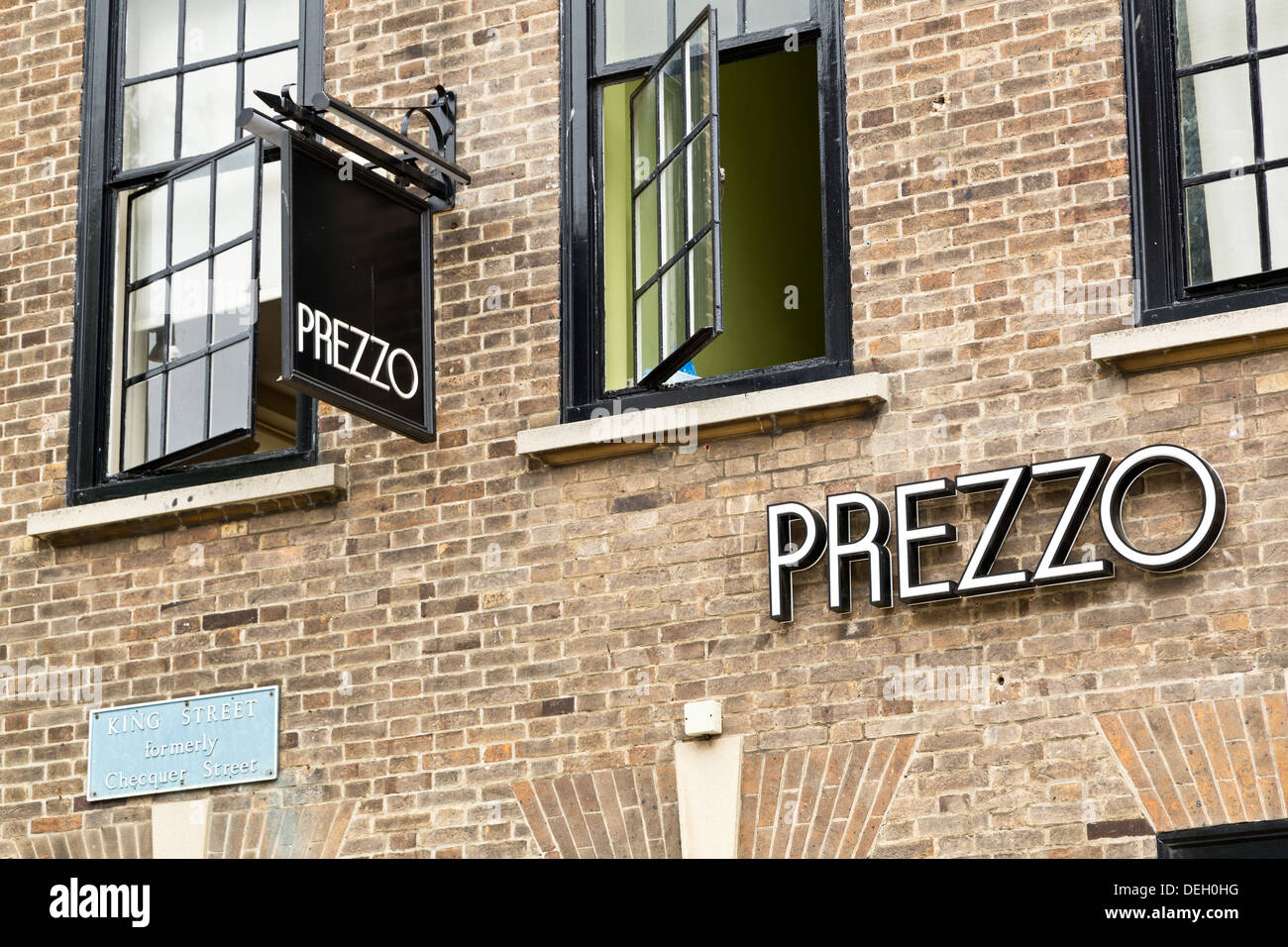 Prezzo Italian restaurant in King's Lynn, Norfolk, England Stock Photo