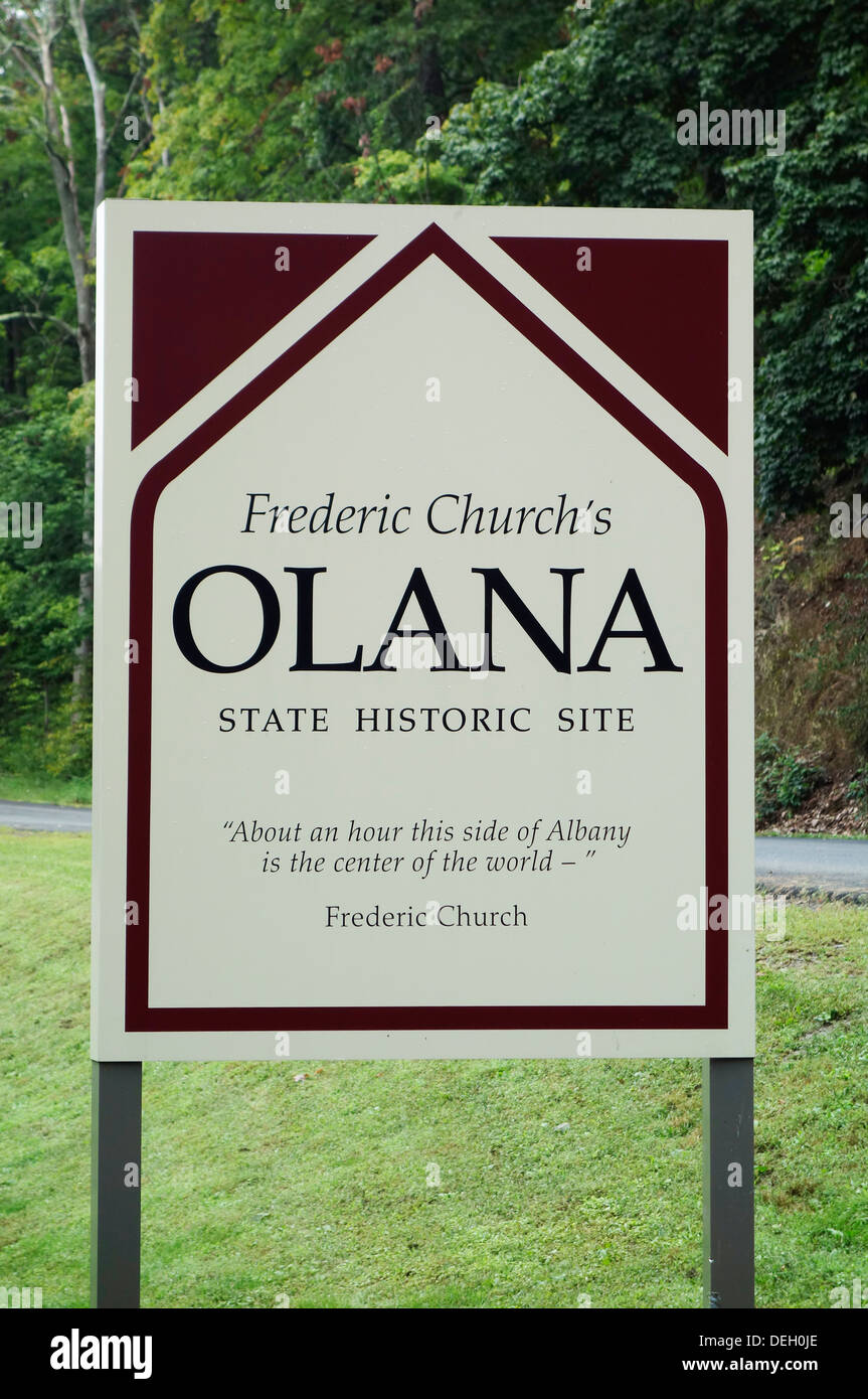 Olana State Historic Site In Hudson New York DEH0JE 