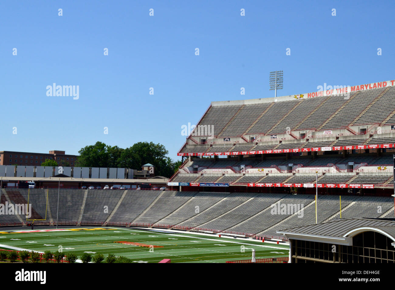 Capital One Field at the University of Maryland Stock Photo