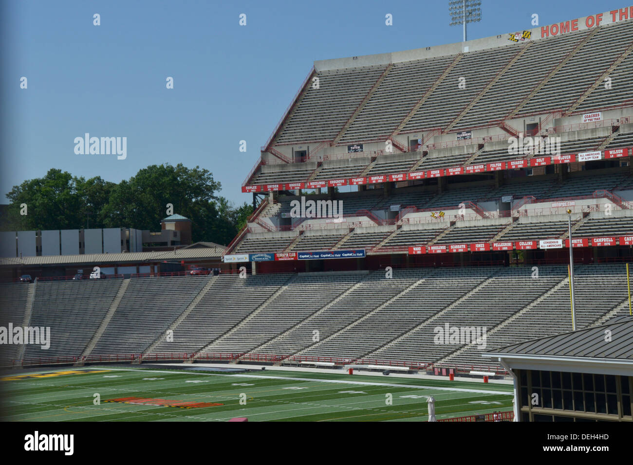 Capital One Field at the University of Maryland Stock Photo