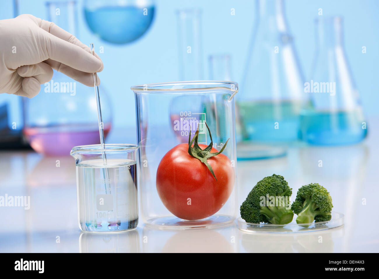 Asian people engaging in nurturing research Stock Photo