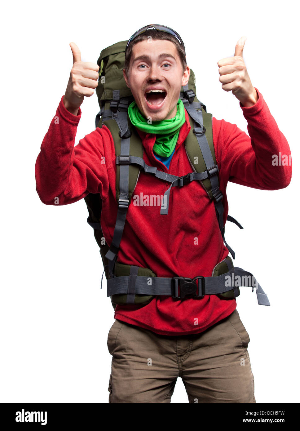 Full length portrait hiker hi-res stock photography and images - Alamy