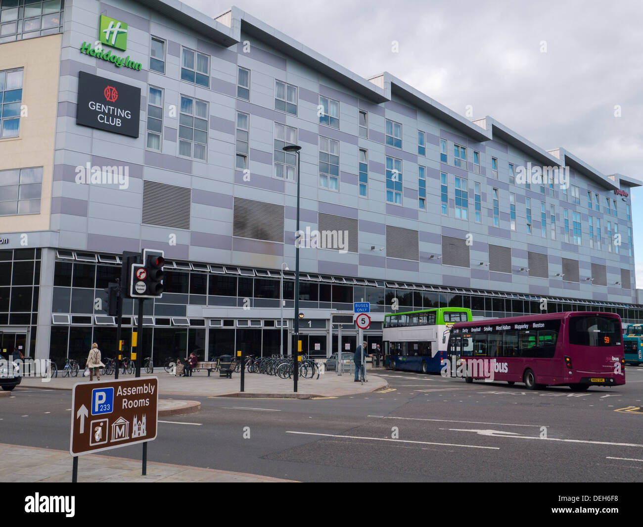 Derby Bus Station Stock Photo