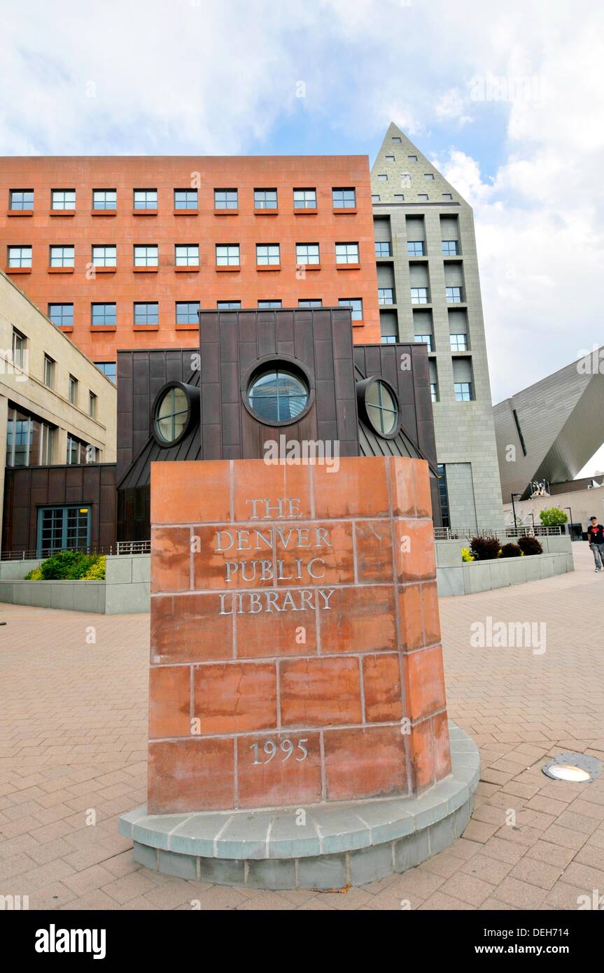 Denver Public Library Colorado Stock Photo - Alamy