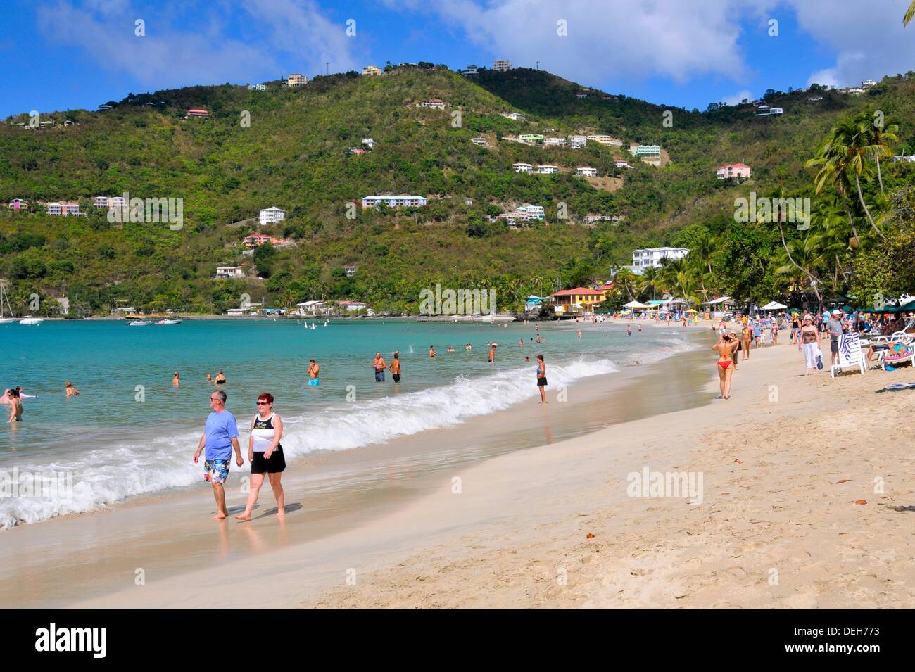 Cane Garden Bay Beach Tortola BVI Caribbean Cruise Stock Photo Alamy