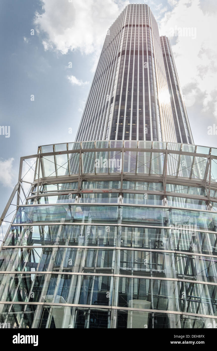 Vertigo 42,Tower 42 International Financial Centre, 25 Old Broad Street, London EC2N 1H Stock Photo