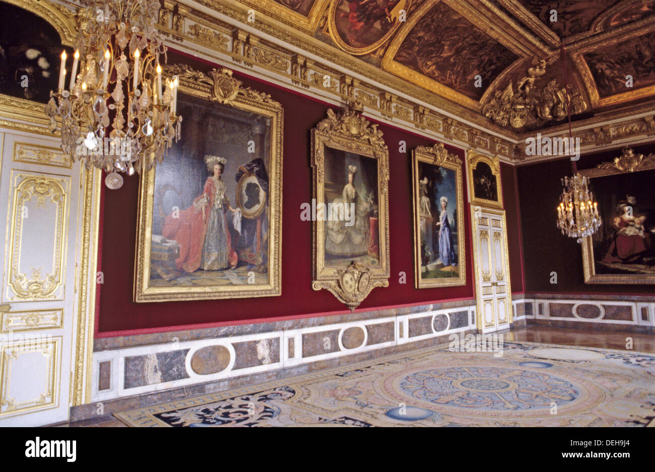 Heraldic Decoration at Versailles – Louis Quatorze stock image