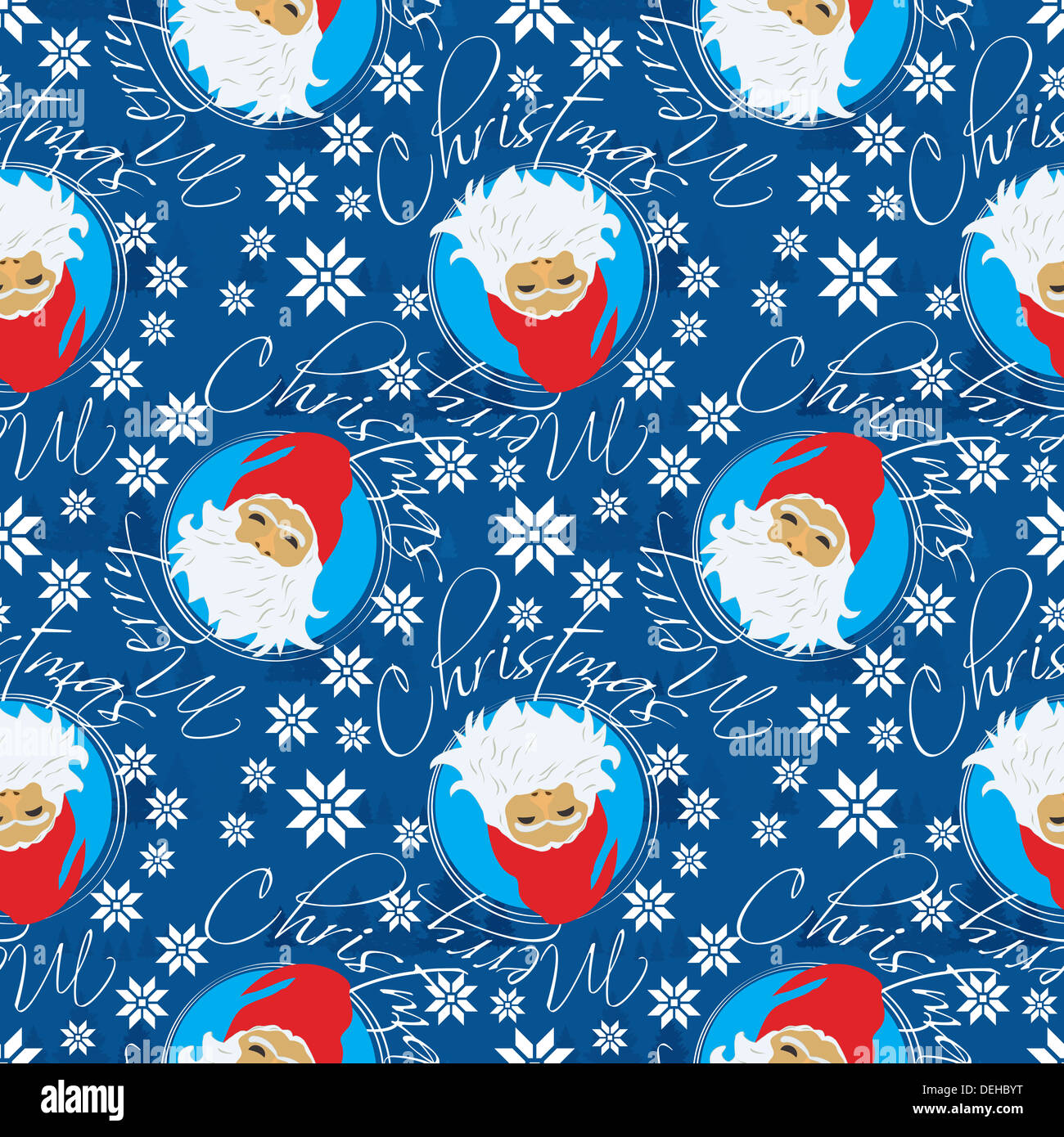 Santa Color Pattern Bright Holiday Santa Seamless Pattern Stock Photo - Alamy
