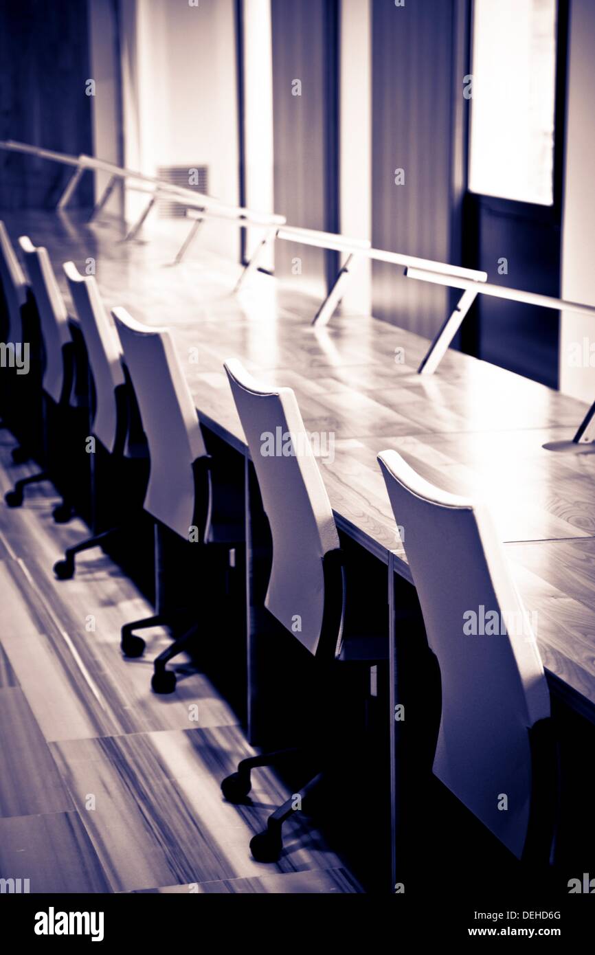 Conference room detail in a modern office in Europe Stock Photo Alamy