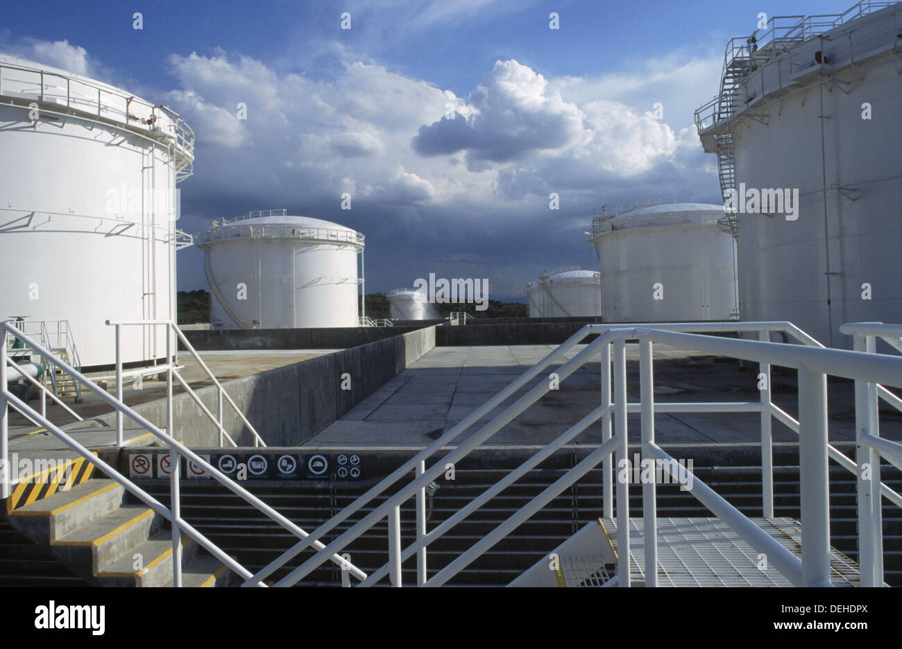 Oil industry. Pemex. Mexico Stock Photo Alamy