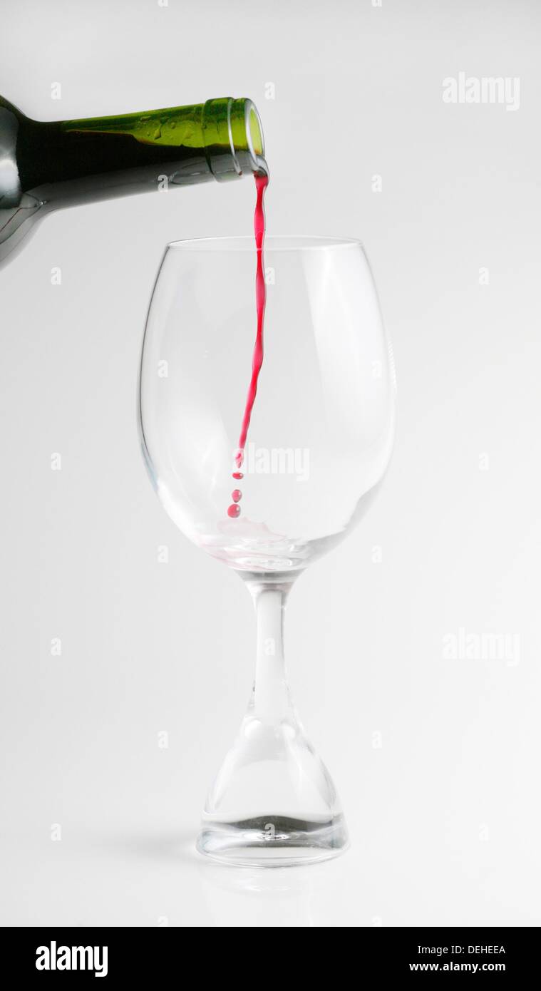 Wine cup and bottle Stock Photo Alamy
