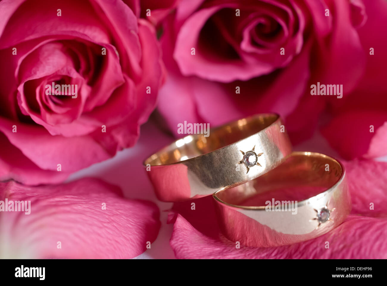 Wedding ring marriage golden love congratulation hi-res stock photography  and images - Alamy