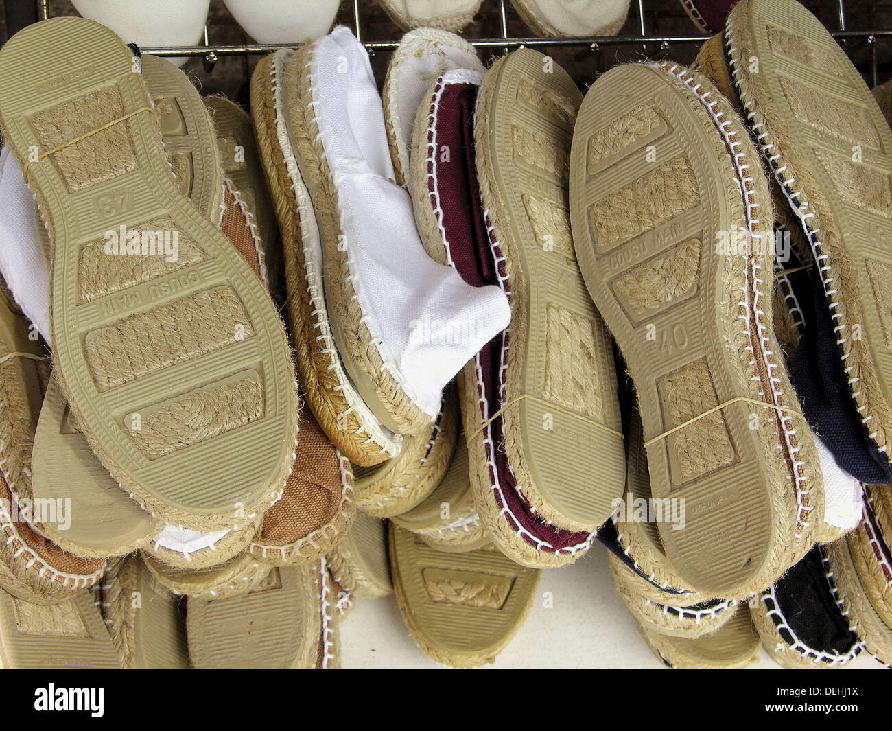 Espadrilles. Mallorca. Islands. Spain Photo - Alamy