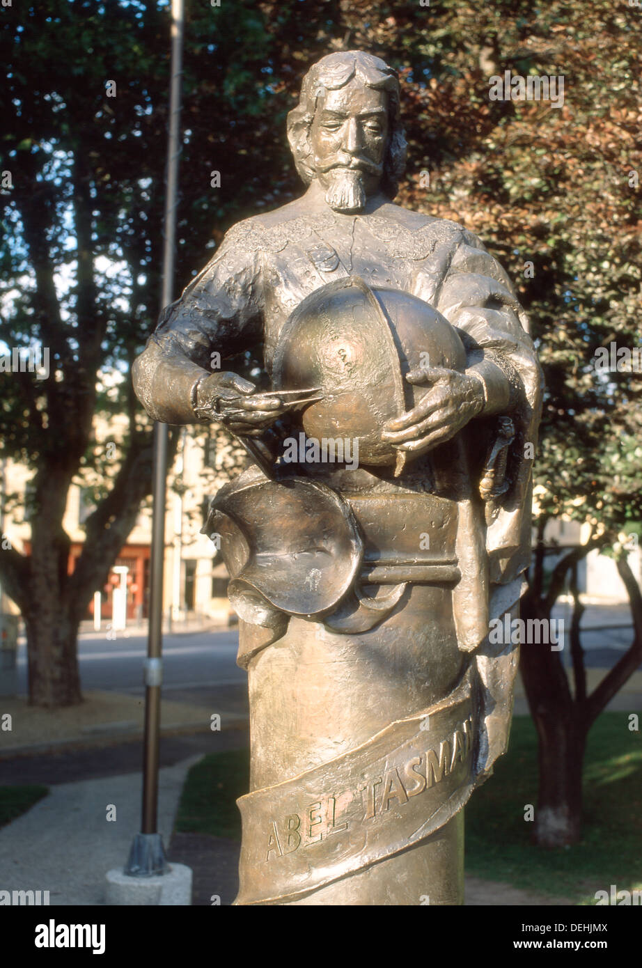 Australia Tasmania, Hobart, Abel Tasman statue Stock Photo Alamy