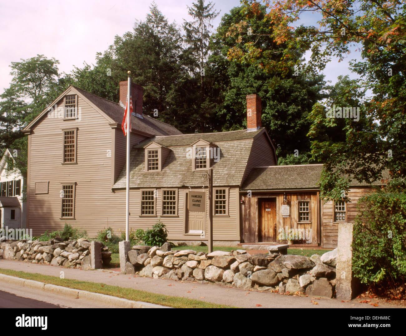 USA Massachusetts, Lexington, HancockClarke house Stock Photo Alamy