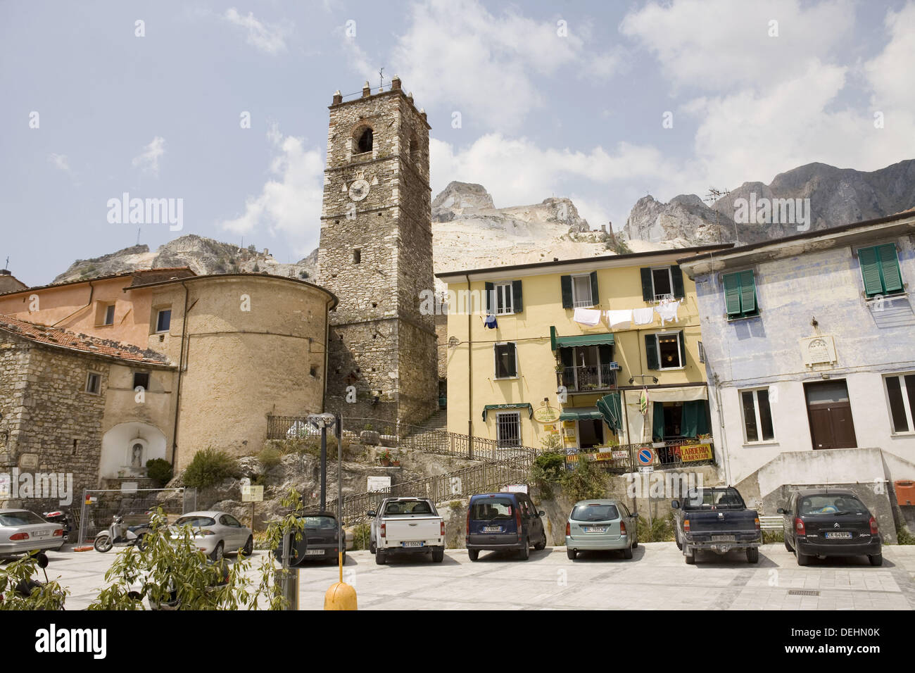 Colonnata, Carrara. Massa-Carrera, Tuscany, Italy Stock Photo - Alamy