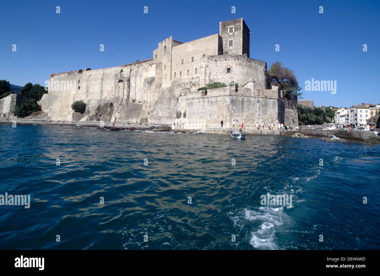 Royal Castle. Collioure. Côte Vermeille. France Stock Photo - Alamy