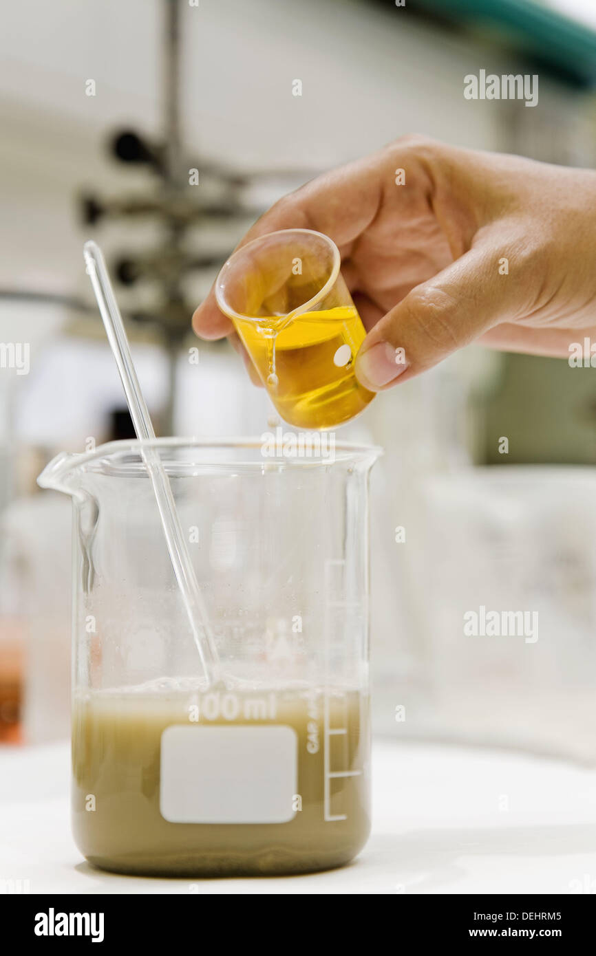 Quality control chemistry laboratory Stock Photo Alamy