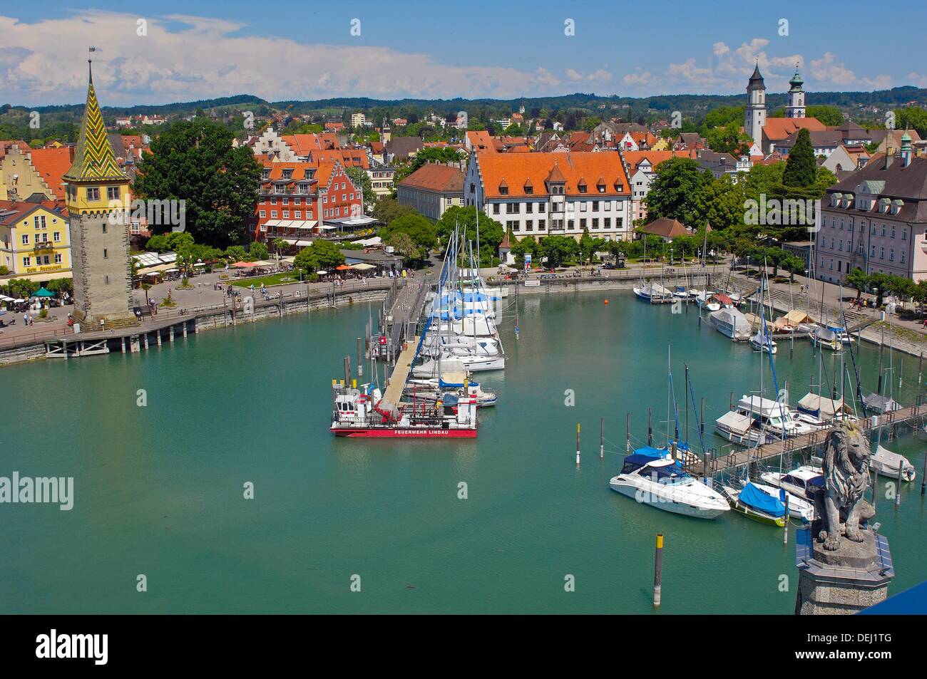 Lindau, Germany, Bavaria, Allgäu, Lake constance, Bodensee, Harbour