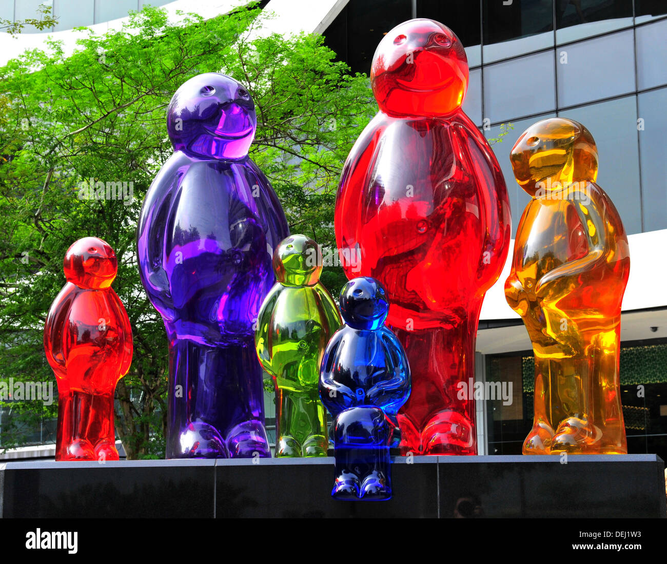 Art in the City - Jelly Baby Family by Mauro Perucchetti (Orchard Road ...