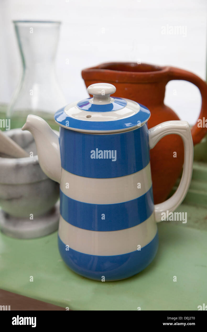 Vintage T. G. Green & Co Ltd vintage 1960s coffee pot (Cornish Kitchenware  Stock Photo - Alamy