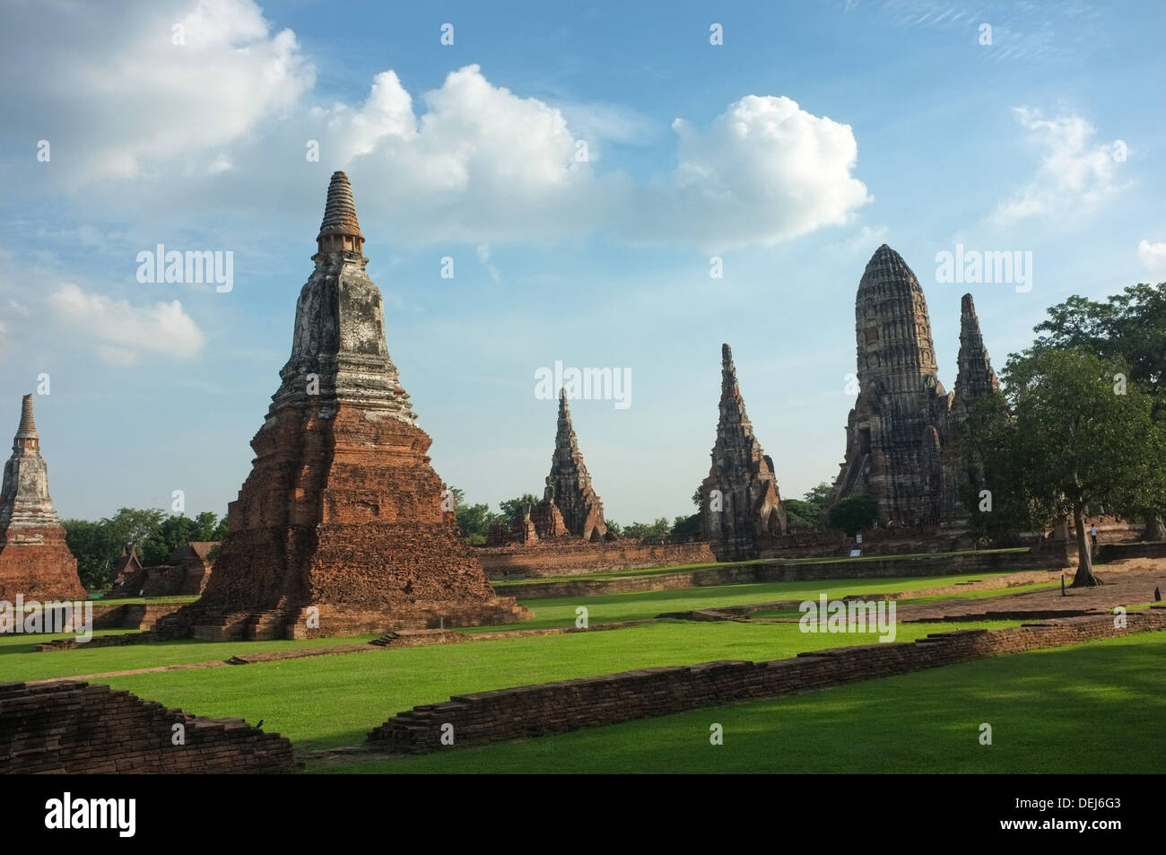 Wat Chaiwatthanaram, Ayutthaya Thailand Stock Photo