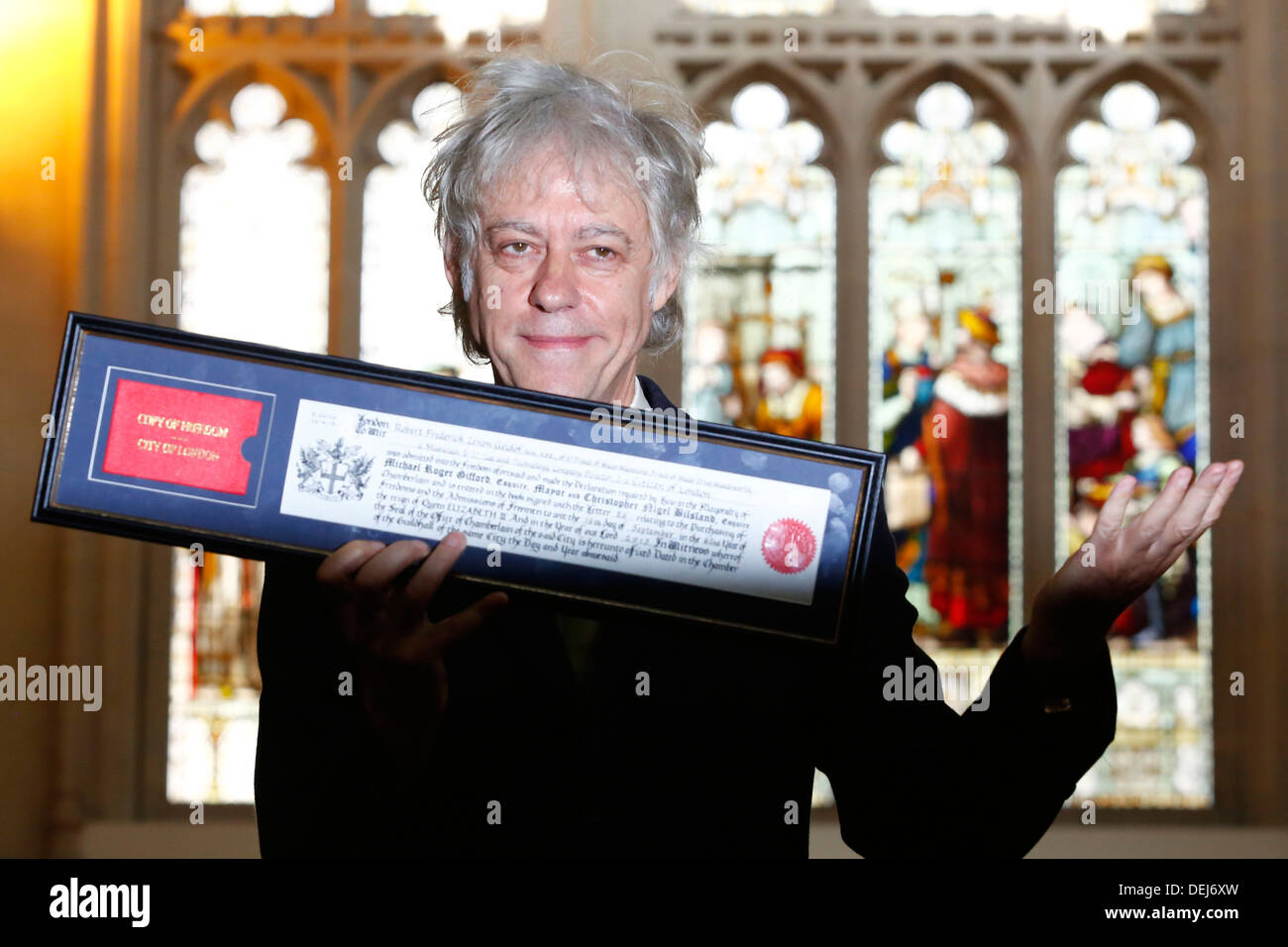 Musician bob geldof hi-res stock photography and images - Alamy