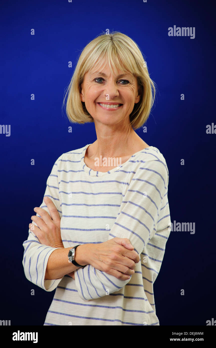 berømt Hassy Rodet Kate Moose OBE, English author and broadcaster, attending the Edinburgh  International Book Festival, Tuesday 20th August 2013 Stock Photo - Alamy