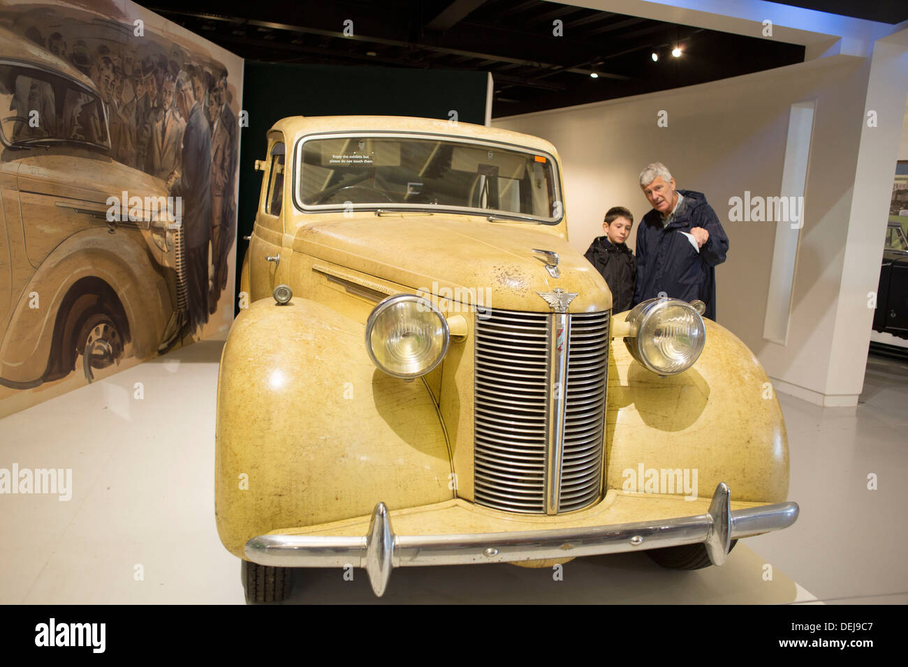 Millionth Austin car. Heritage Motor Centre is the largest collection of British classic vintage cars. Gaydon, England, UK. Stock Photo