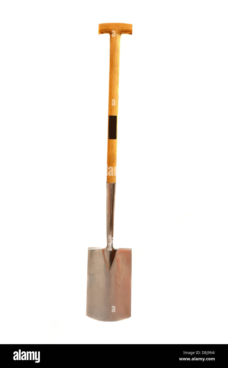 new spade or shovel isolated on a white background Stock Photo - Alamy