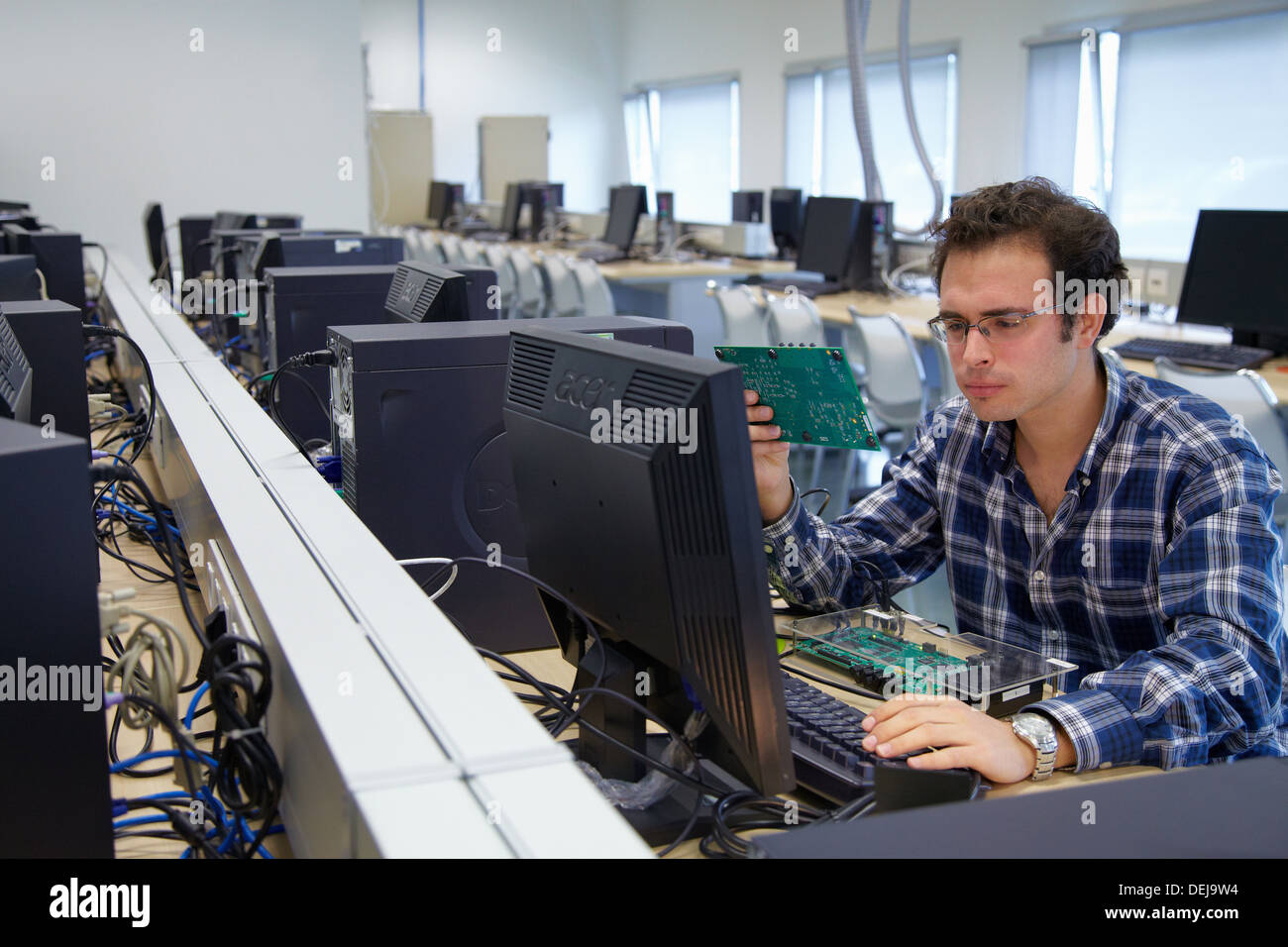 Laboratory digital signal processing, Computer room, Electronics and