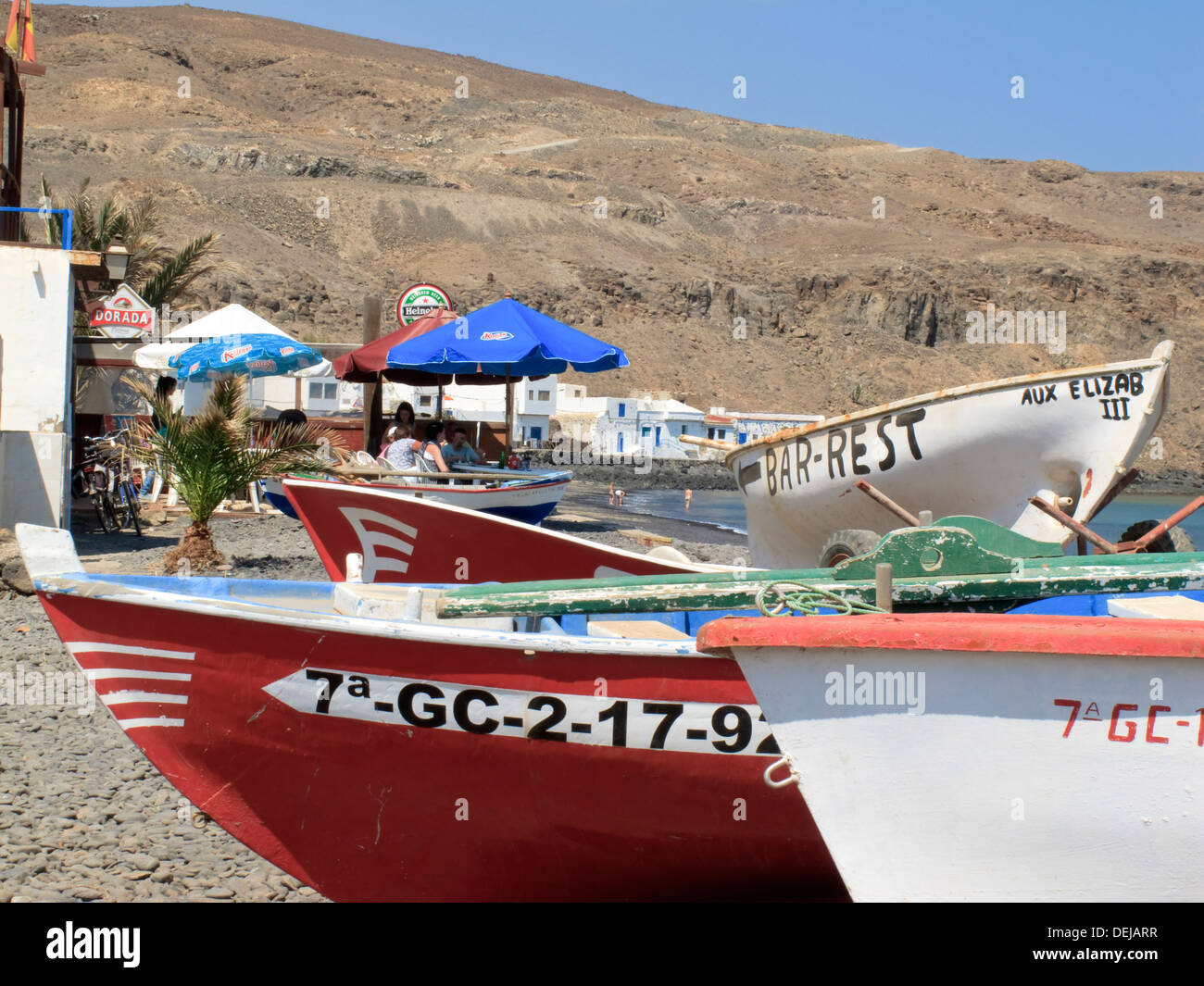 Playa de Pozo Negro Fuerteventura Canary Islands Spain Stock Photo