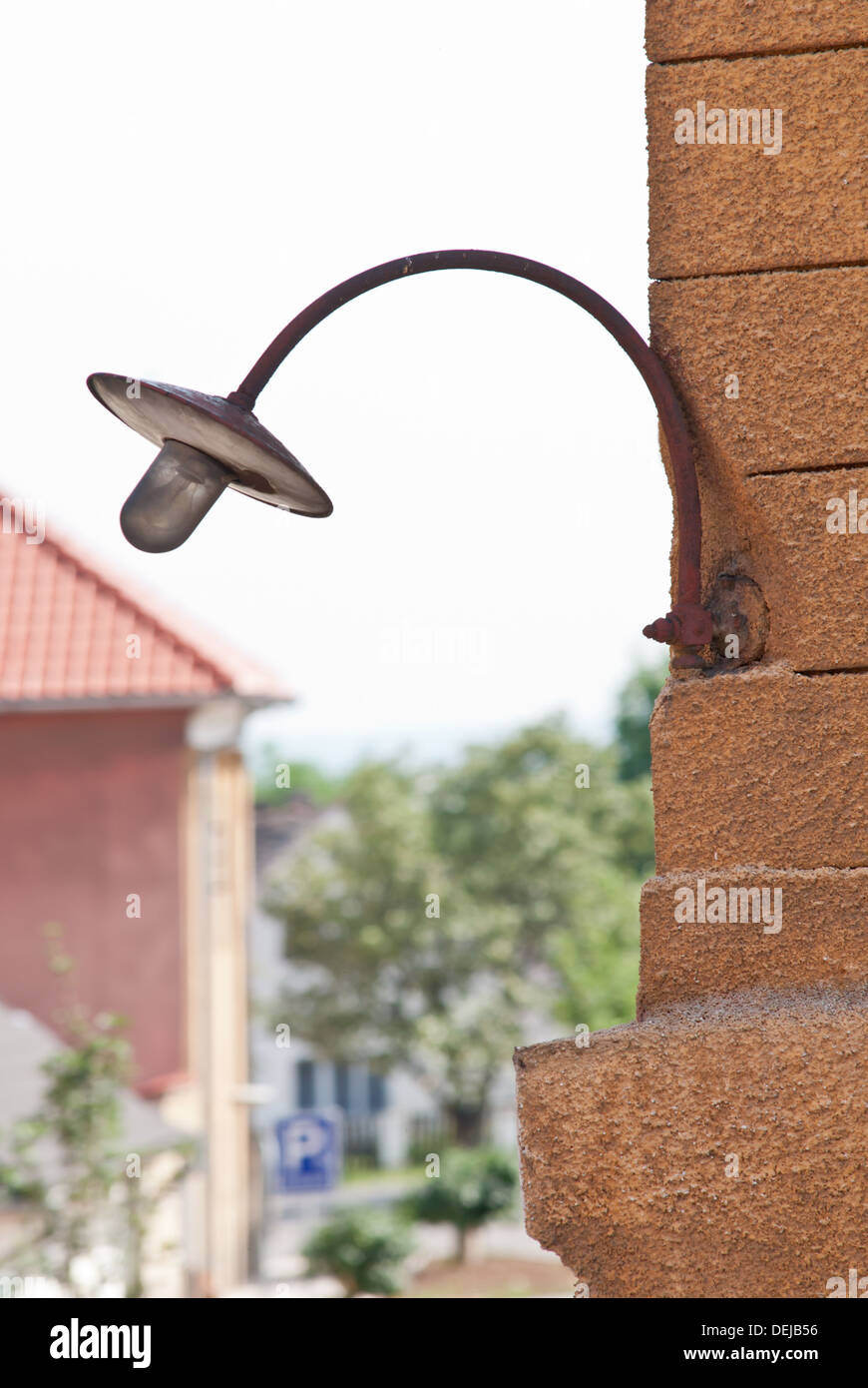 Lamp old used sky building hi-res stock photography and images - Alamy