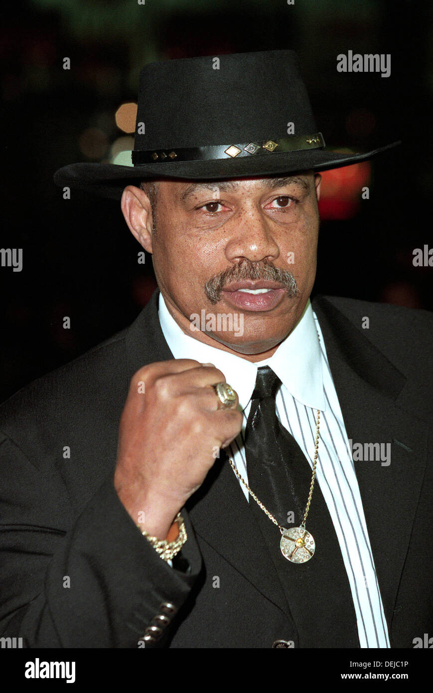 FILE PICS: September 18, 2013 - Kenneth Howard Norton Sr. (August 9, 1943 - September 18, 2013) was an American former heavyweight boxer and former WBC world Heavyweight Champion. He was best known for his 12-round victory over M. Ali, when he famously broke Ali's jaw, on March 31, 1973, becoming only the second man to defeat a peak Ali as a professional. PICTURED: Dec. 12, 2001 - Los Angeles - Actor Boxer Ken Norton. Credit:  ZUMA Press, Inc./Alamy Live News Stock Photo