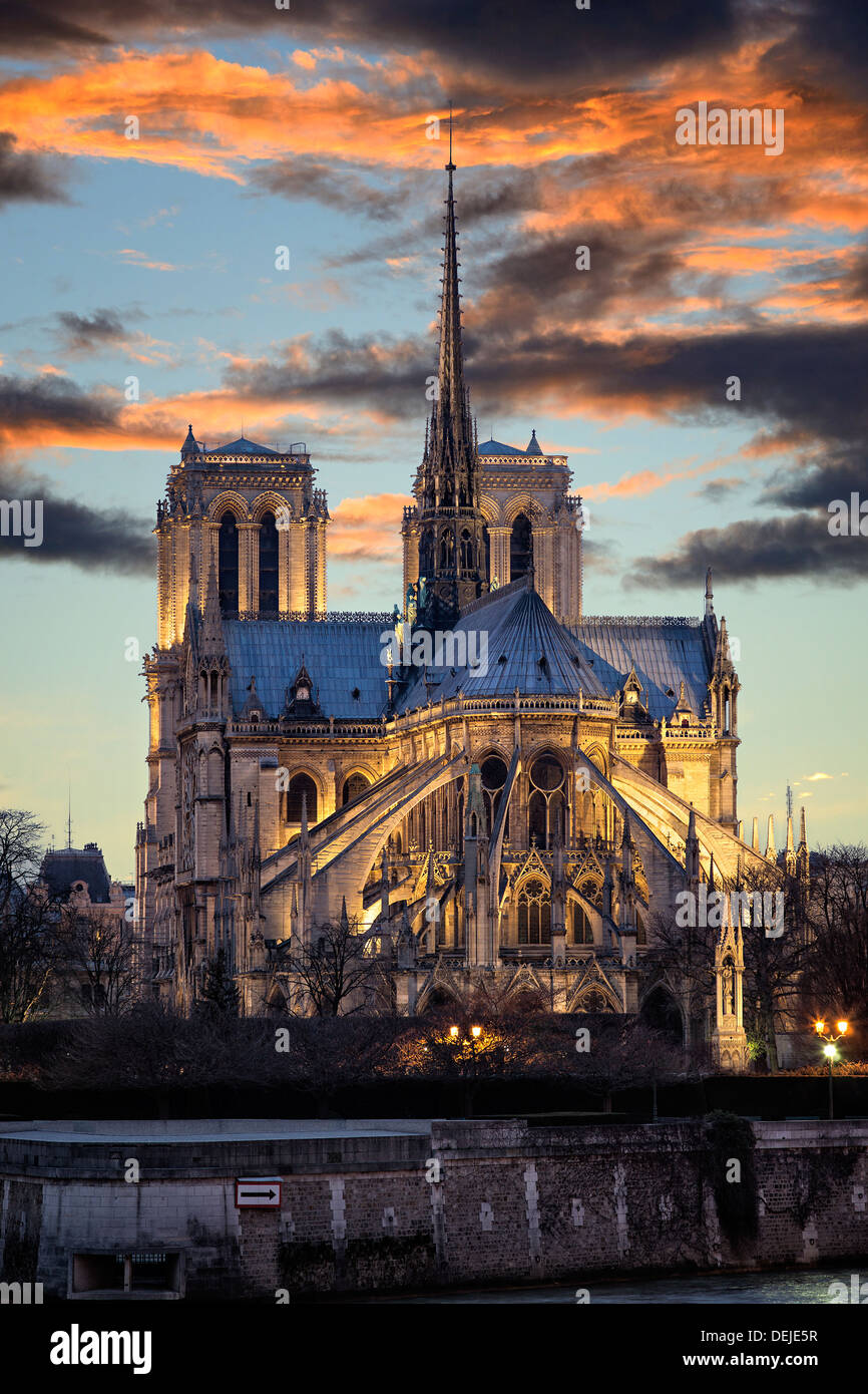 Notre Dame, Paris. Stock Photo