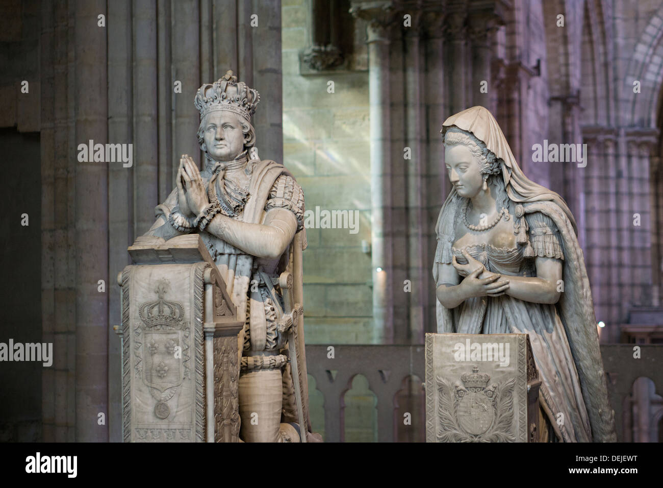 Saint Denis basilica, Paris, France. Stock Photo