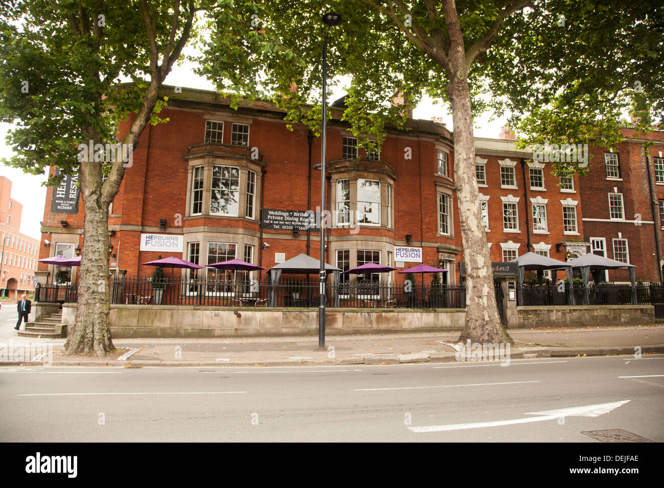 Friar Gate Derby England Stock Photo Alamy