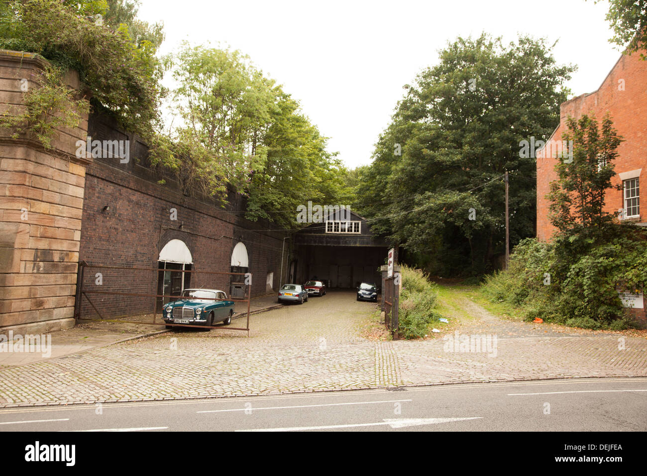 Friar Gate Derby England Stock Photo Alamy