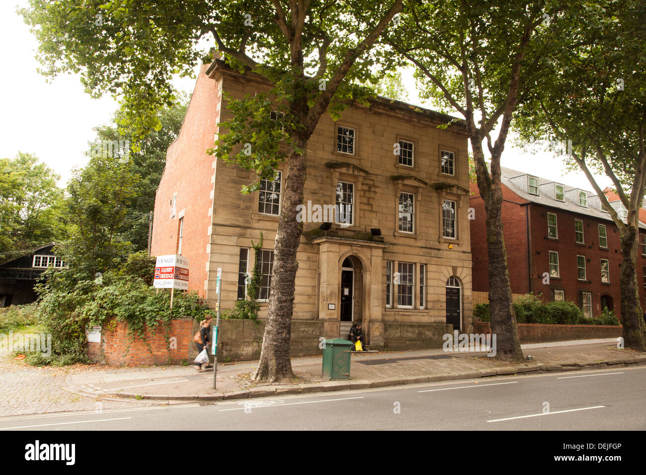 Friar Gate Derby England Stock Photo Alamy
