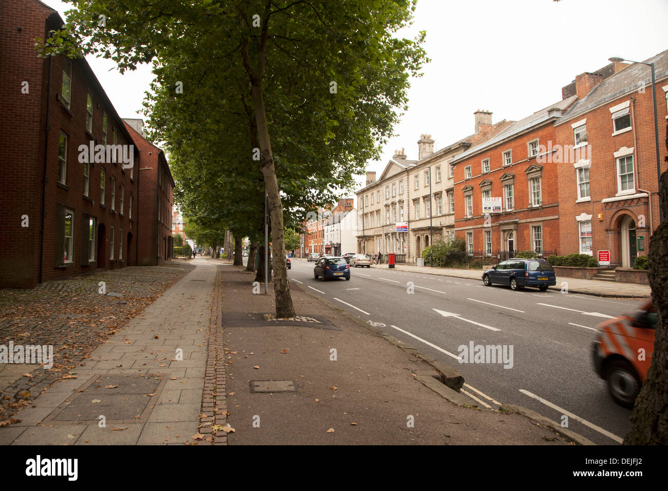 Friar Gate Derby England Stock Photo Alamy