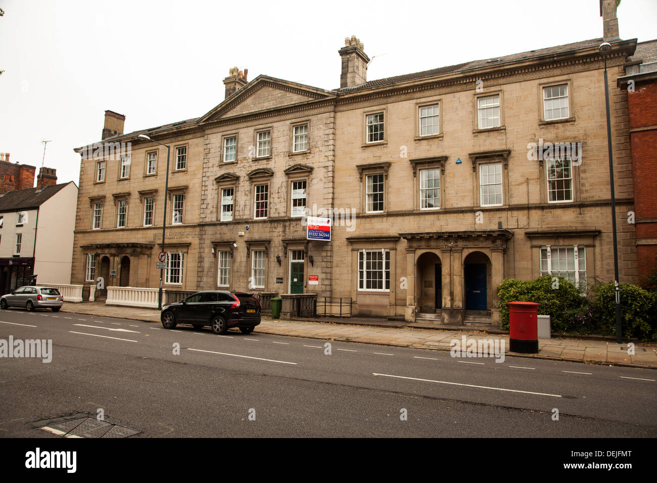 Friar Gate Derby England Stock Photo Alamy