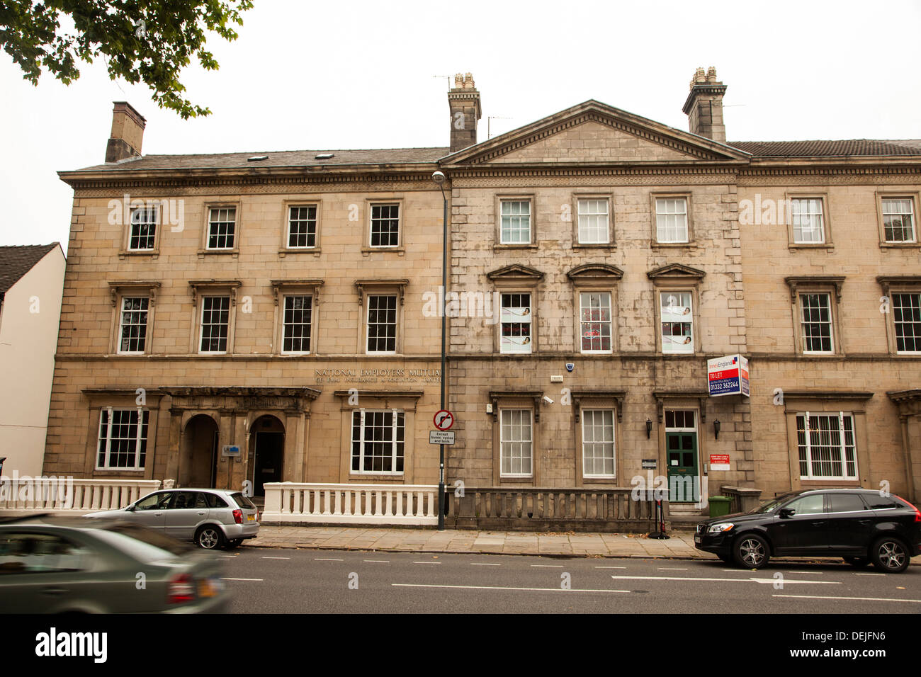 Friar Gate Derby England Stock Photo Alamy