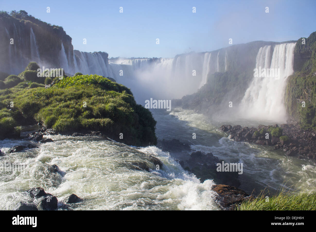 Iguazu Falls, Argentina and Brazil Stock Photo
