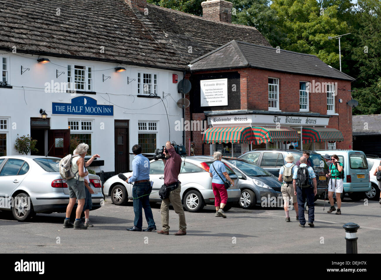 Film Crew Interview High Resolution Stock Photography And Images Alamy