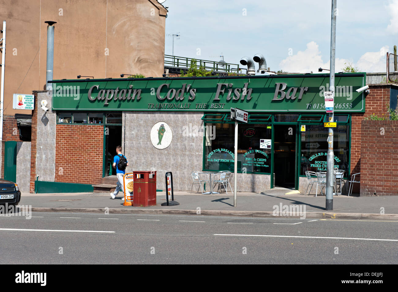 Fish and chip shop in Kidderminster, UK Stock Photo Alamy